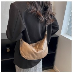 Rhombus Lattice Solid Shoulder Bags