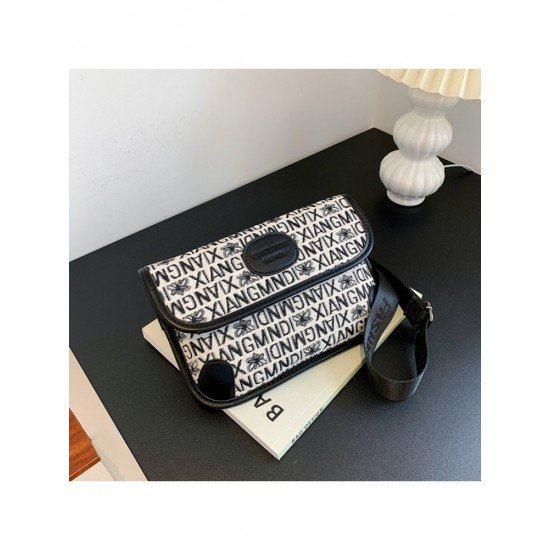  2024 PU Letter Embroidery Women's Shoulder Bags