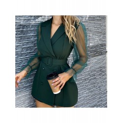 Fashion Temperament Gauze Patchwork Women's Short Dress  Fashion Temperament Gauze Patchwork Women's Short Dress