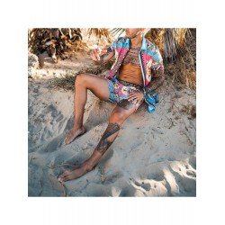 Sleeve Spring Contrast Color Short Sleeve Suit  Sleeve Spring Contrast Color Short Sleeve Suit