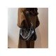  2024 PU Chain Large Capacity Tote Bag