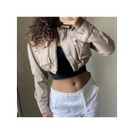  Fall 2024 Fashion Pocket Women's Short Jacket