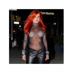 Sexy Hot Drilling See Through Tight Jumpsuit  Sexy Hot Drilling See Through Tight Jumpsuit