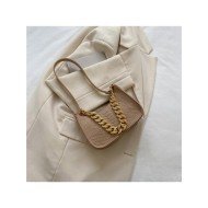  2024 New PU Pure Color Causal Underarm Bag