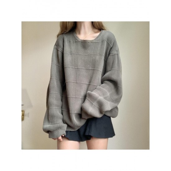  2024 American Pure Color Round Neck Knitwear