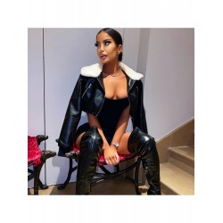 2024 Pure Color Turndown Collar Short Jackets  2024 Pure Color Turndown Collar Short Jackets