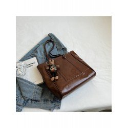 Vintage New Solid Casual Large Capacity Tote Bag Vintage New Solid Casual Large Capacity Tote Bag