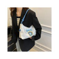  2024 Casual Letter Printing Large Capacity Tote Bag