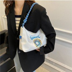  2024 Casual Letter Printing Large Capacity Tote Bag