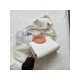  2024 Fashion PU Contrast Color Women's Satchels