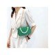  2024 Niche Crocodile Print Faux Pearl Shoulder Bag