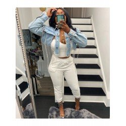 Sexy Slit Tassel Denim Jackets For Women Sexy Slit Tassel Denim Jackets For Women