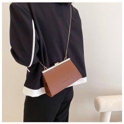  2024 PU Pure Color Women's Messenger Bag