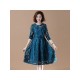 2024 Round Neck Women's Long Sleeve Dress