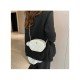  2024 Rhombus Lattice PU Pure Color Shoulder Bags