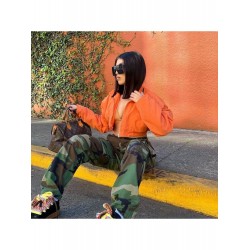 Fashion Street Pure Color Zipper Long Sleeve Jacket  Fashion Street Pure Color Zipper Long Sleeve Jacket