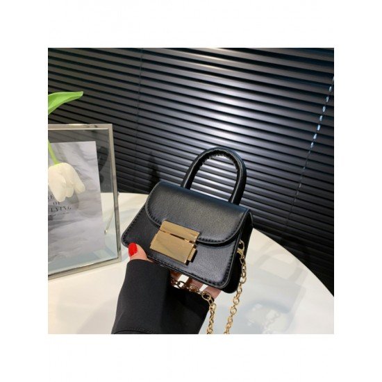 Chic Black Chain Shoulder Bags For Women