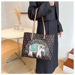 Street Printed College Tote Bags For Women