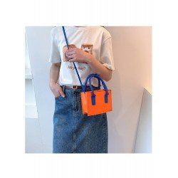 PU Contrast Color Shoulder Bag For Women  PU Contrast Color Shoulder Bag For Women