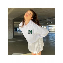 College Style Letter Embroidery Casual Women's Sweater  College Style Letter Embroidery Casual Women's Sweater