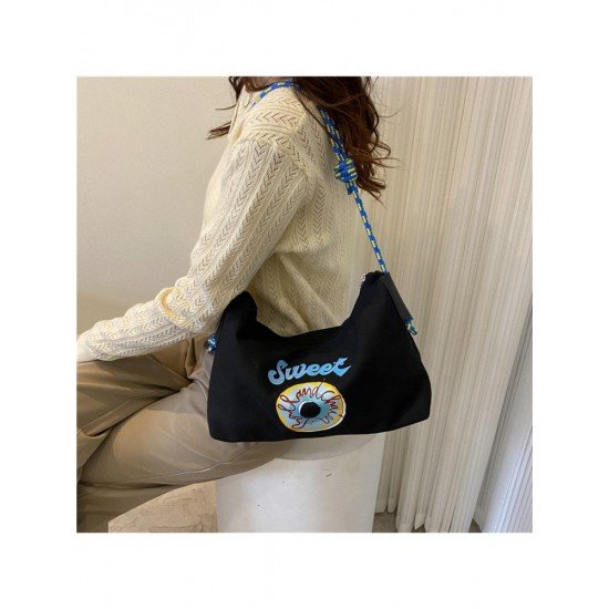 2024 Casual Letter Printing Large Capacity Tote Bag