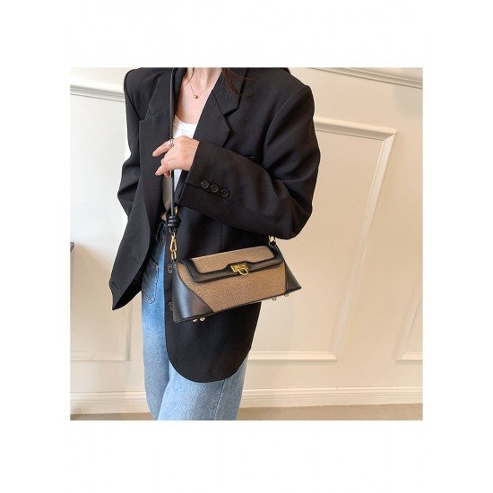  2024 Retro Style Contrast Color Women's Bag