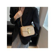  PU Pure Color Cross Body Shoulder Bag