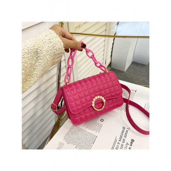  2024 Pure Color Small Square Bag