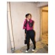  Pure Color Zipper Sleeveless Short Jacket Coats