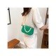  2024 Niche Crocodile Print Faux Pearl Shoulder Bag