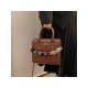  2024 PU Pure Color Chain Shoulder Bags