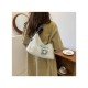 2024 Casual Letter Printing Large Capacity Tote Bag