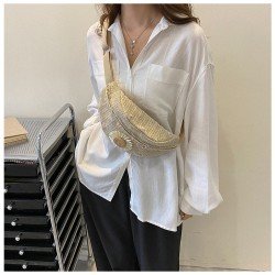  2024 Casual Weave Women's Cross-body Bags