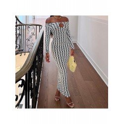 Printed Off The Shoulder Long Sleeve Maxi Dress Printed Off The Shoulder Long Sleeve Maxi Dress