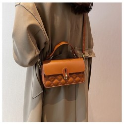 Chic Stylish Rhombus Lattice Black Shoulder Bags