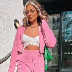 Sports Solid Long Sleeve Women Short Coats Sports Solid Long Sleeve Women Short Coats