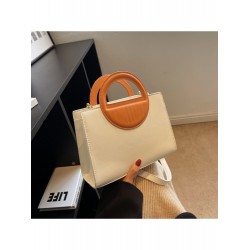 2024 Fashion PU Contrast Color Women's Satchels  2024 Fashion PU Contrast Color Women's Satchels