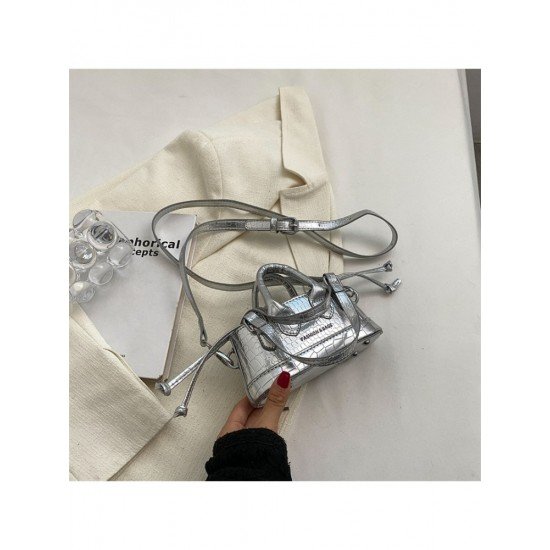  2024 Pure Color PU Shoulder Bag For Women