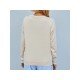  2024 Round Neck Rhombus Lattice Knitwear Sweater