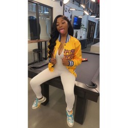 Fall American Letter Print Casual Baseball Jacket  Fall American Letter Print Casual Baseball Jacket