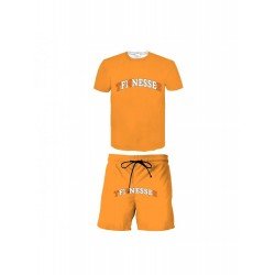 Casual Style Letter Print Two-Piece Set  Casual Style Letter Print Two-Piece Set