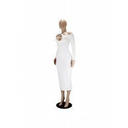 Casual Cut Out Long Sleeve Fall Dress Casual Cut Out Long Sleeve Fall Dress