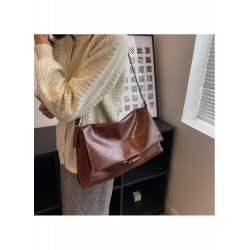 Vintage Solid Brown Large Capacity Shoulder Bags Vintage Solid Brown Large Capacity Shoulder Bags