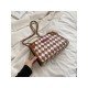  2024 PU Rhombus Lattice Women's Bag