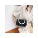  2024 Niche Crocodile Print Faux Pearl Shoulder Bag